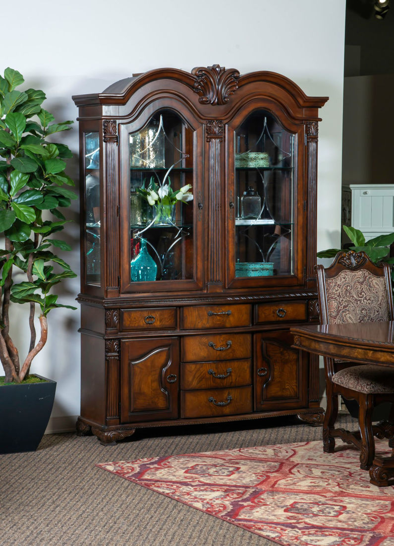 Best Quality China Cabinet Texas Furniture Hut