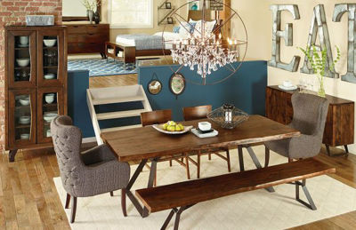 Picture of MELBOURNE LIVE EDGE DINING SET