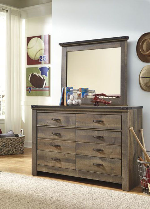 Trinell Dresser Mirror By Ashley, Furniture Dresser With Mirror