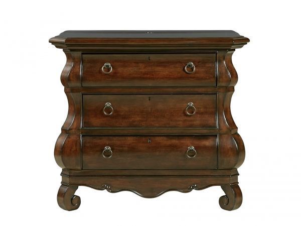 Picture of REPRISE THREE DRAWER BEDSIDE CHEST