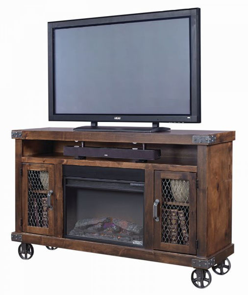 Picture of INDUSTRIAL 62" FIREPLACE TV CONSOLE