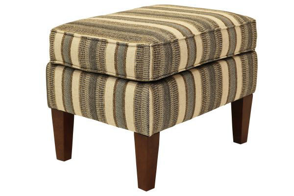 Picture of ABODE FLANNEL UPHOLSTERED OTTOMAN