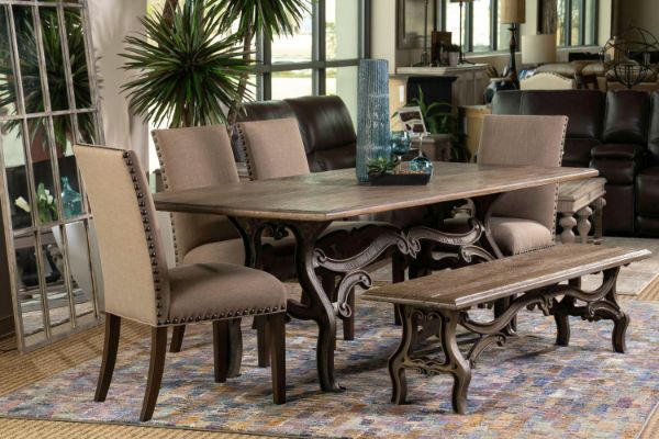 Picture of FOUNDRY SOLID WOOD DINING SET