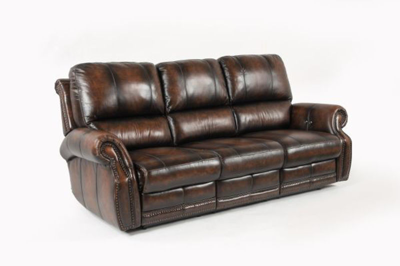 Picture of HILLSBORO ALL LEATHER POWER RECLINING SOFA
