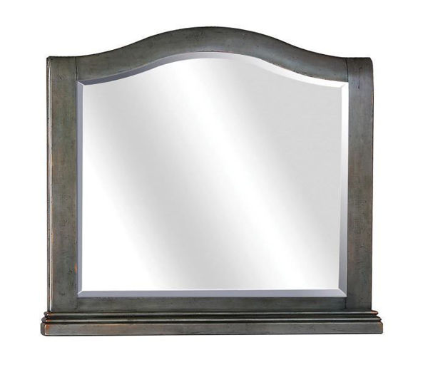 Picture of OXFORD PEPPER CORN ARCHED MIRROR