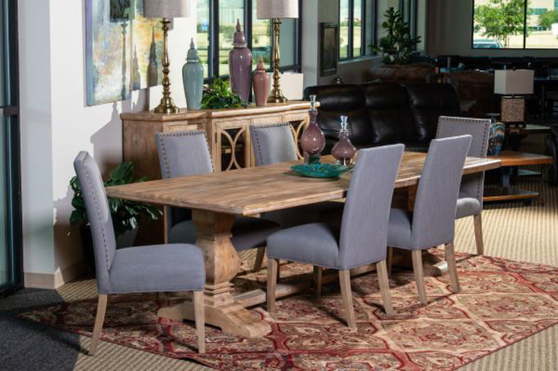 Picture of CORDOBA SOLID WOOD RECTANGULAR DINING SET