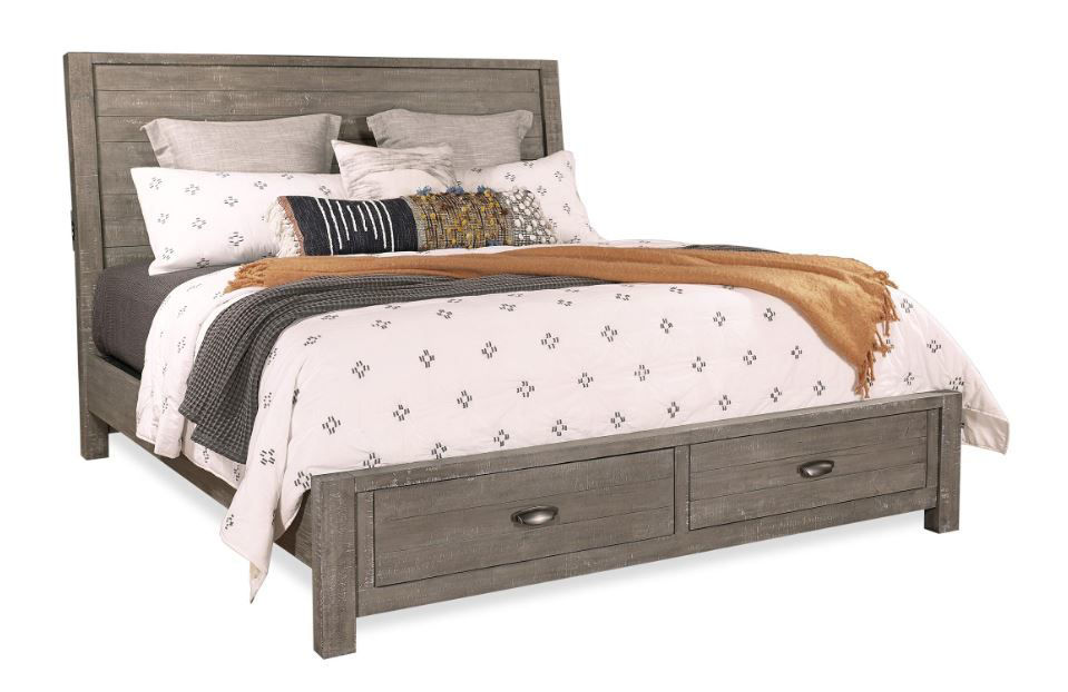 Radiata Queen Storage Bed By Aspen Home, Queen Storage Bed With Headboard And Footboard