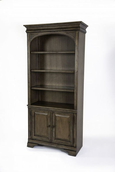 Picture of ARCADIA 84" LIGHTED DOOR BOOKCASE