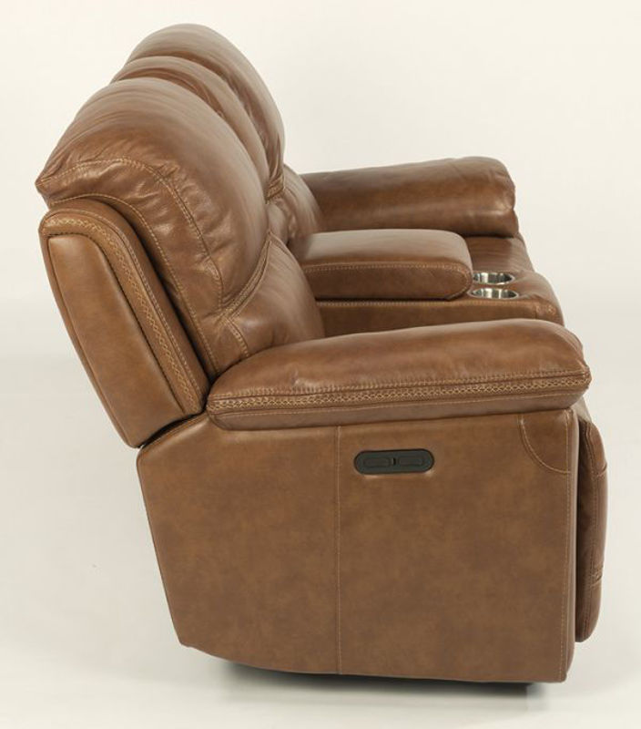 Picture of FENWICK LEATHER POWER RECLINING LOVESEAT