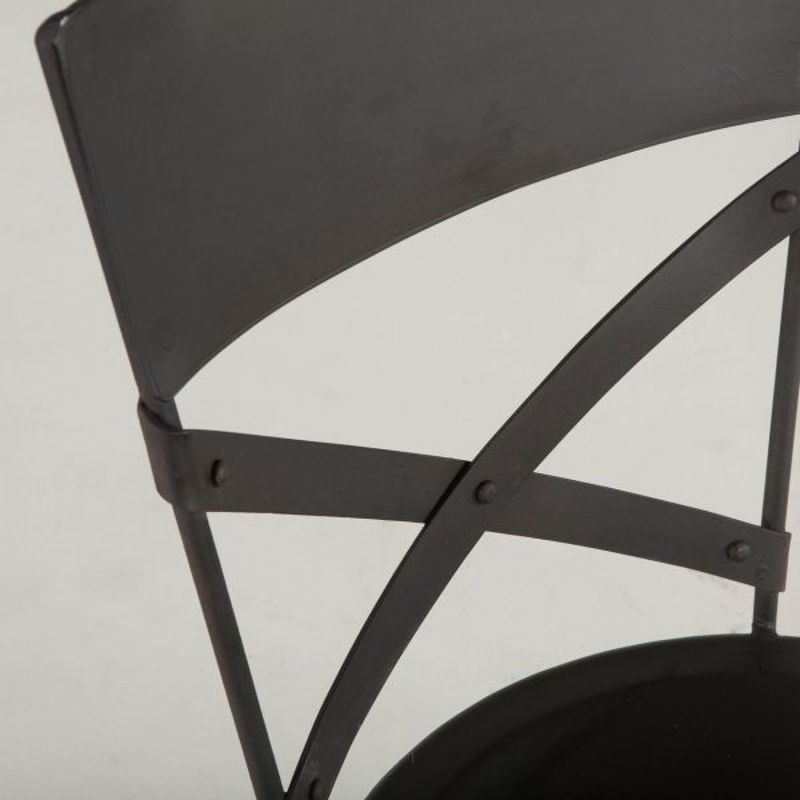 Picture of URBAN INDUSTRIAL SOLID WOOD BAR CHAIR
