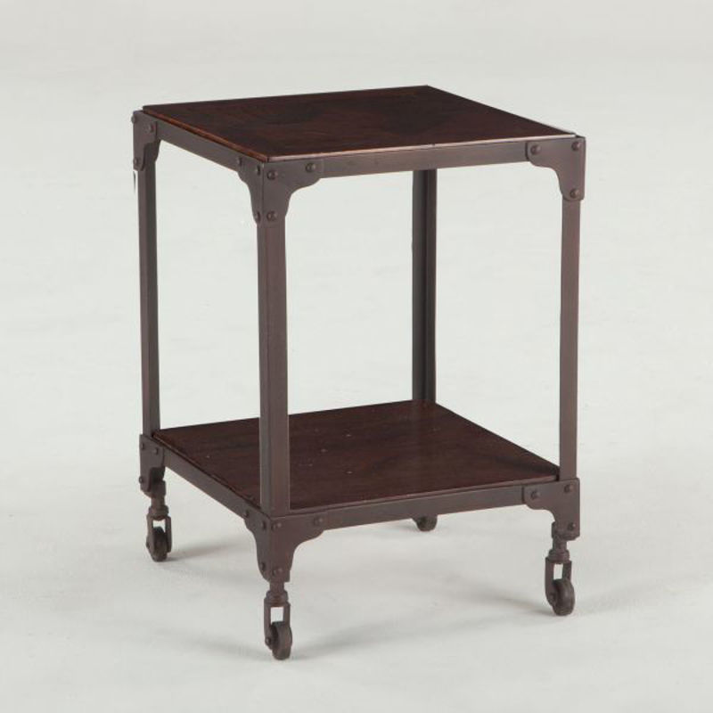 Picture of URBAN INDUSTRIAL SOLID WOOD END TABLE