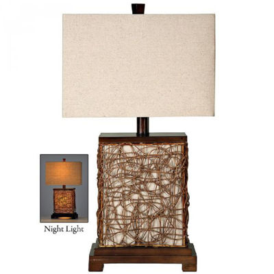 Picture of CANVAS ENCLOSED TABLE LAMP