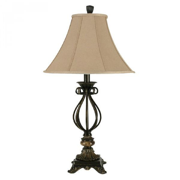 Picture of AGED BRONZE IRON TABLE LAMP