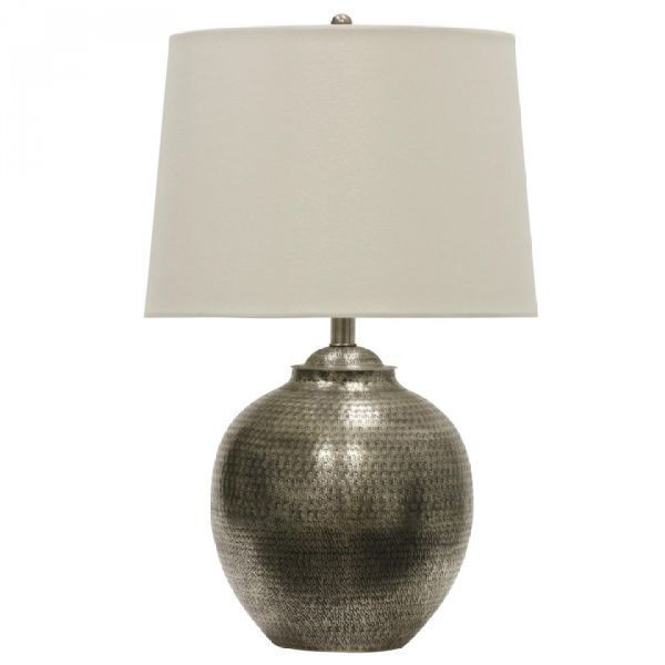 Picture of ANTIQUE PEWTER TABLE LAMP