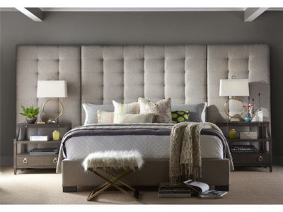 Picture of CAMILLE KING PANEL UPHOLSTERED BEDROOM SET