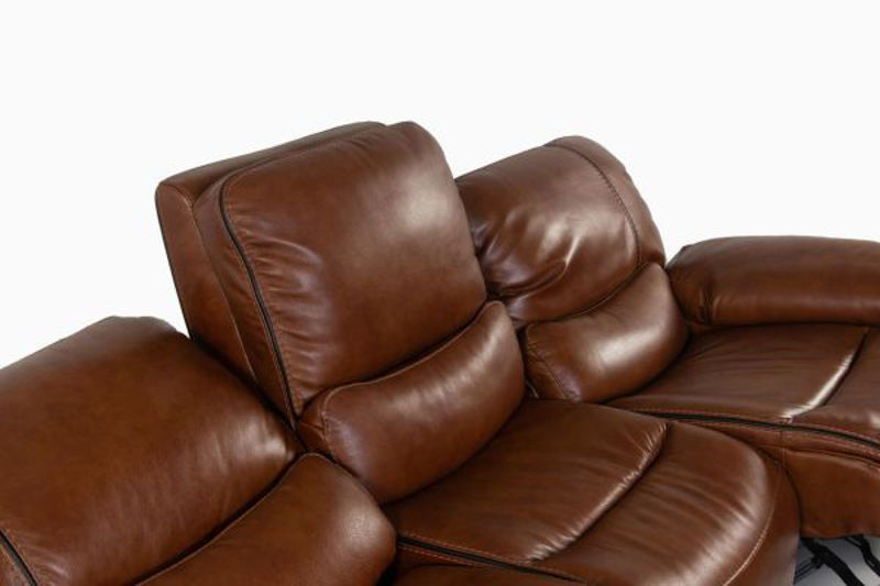 Picture of STAMPEDE CHESTNUT ALL LEATHER POWER RECLINING SOFA