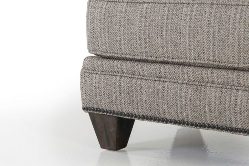 Picture of TILLY SLATE UPHOLSTERED OTTOMAN