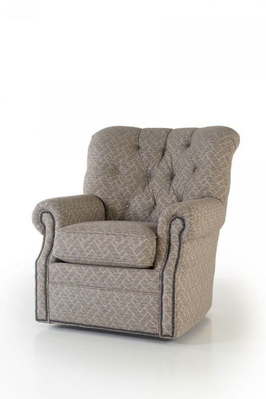 Picture of KERRYN ZINC UPHOLSTERED SWIVEL CHAIR
