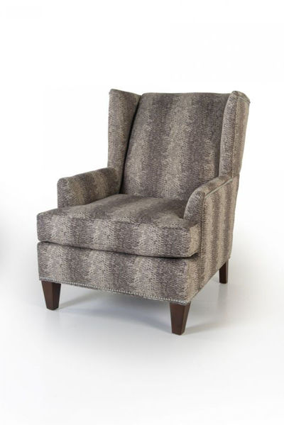 Picture of BEATRIX UPHOLSTERED WING ARM CHAIR