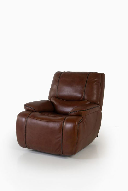 Picture of STAMPEDE CHESTNUT LEATHER POWER GLIDING RECLINER