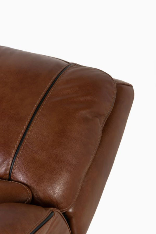Picture of STAMPEDE CHESTNUT LEATHER POWER GLIDING RECLINER