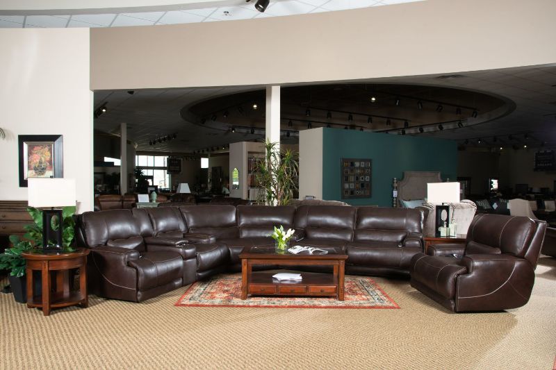 Picture of BERGAMO ALL LEATHER POWER RECLINING SET
