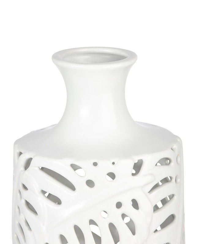 Picture of PALM LEAF SMALL CUTWORK VASE