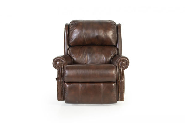 Picture of COMFORT ZONE ALL LEATHER ROCKER RECLINER