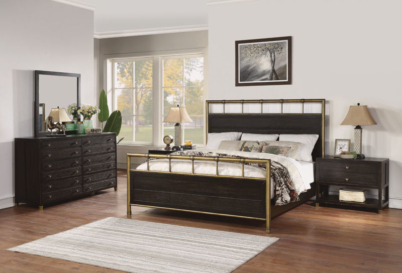 Picture of COLOGNE KING PANEL BED