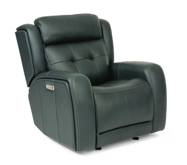 Picture of GRANT LEATHER POWER GLIDING RECLINER