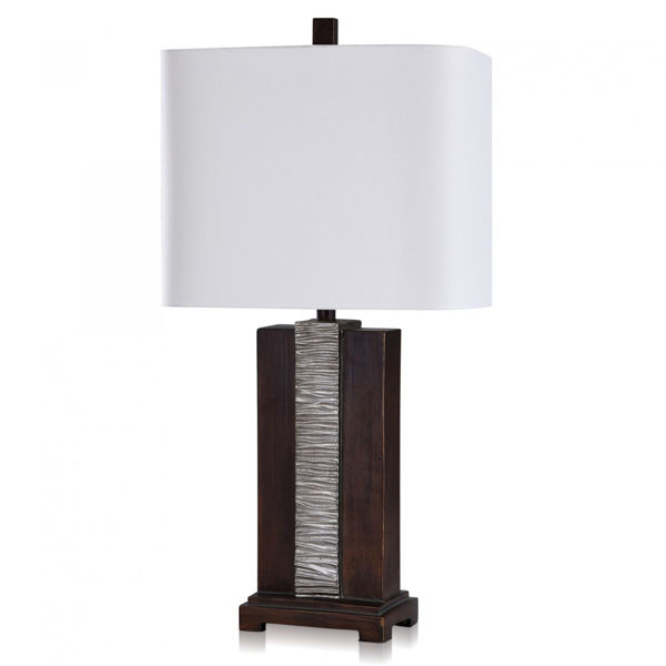 Picture of DARK POLY TABLE LAMP