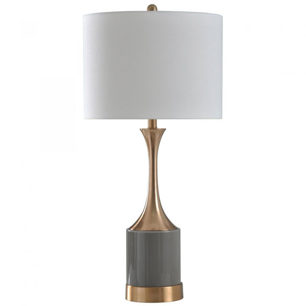Picture of GLASS/METAL TABLE LAMP