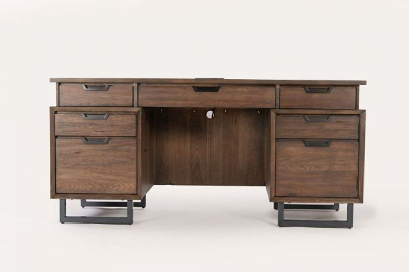 Picture of HARPER POINT COMPUTER CREDENZA AND HUTCH