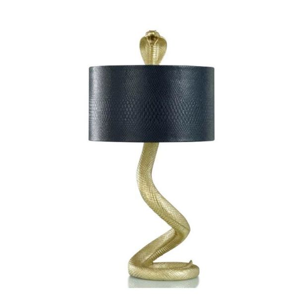 Picture of SCALY GOLD COBRA TABLE LAMP