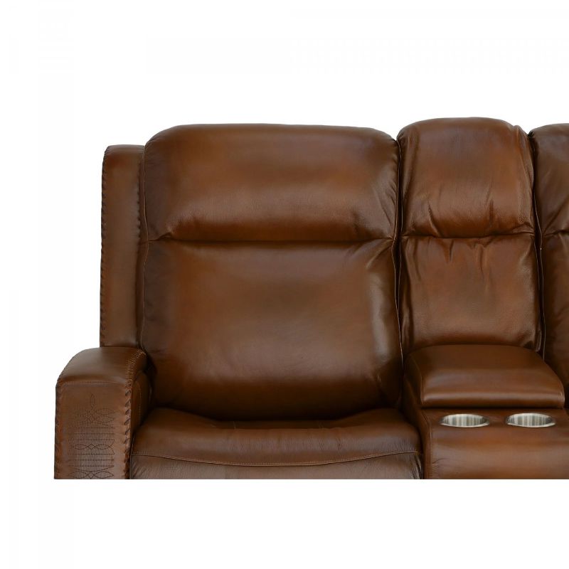 Picture of MUSTANG ALL LEATHER POWER RECLINING LOVESEAT