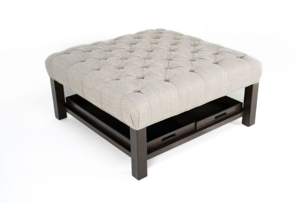 Picture of GRANT UPHOLSTERED COCKTAIL OTTOMAN
