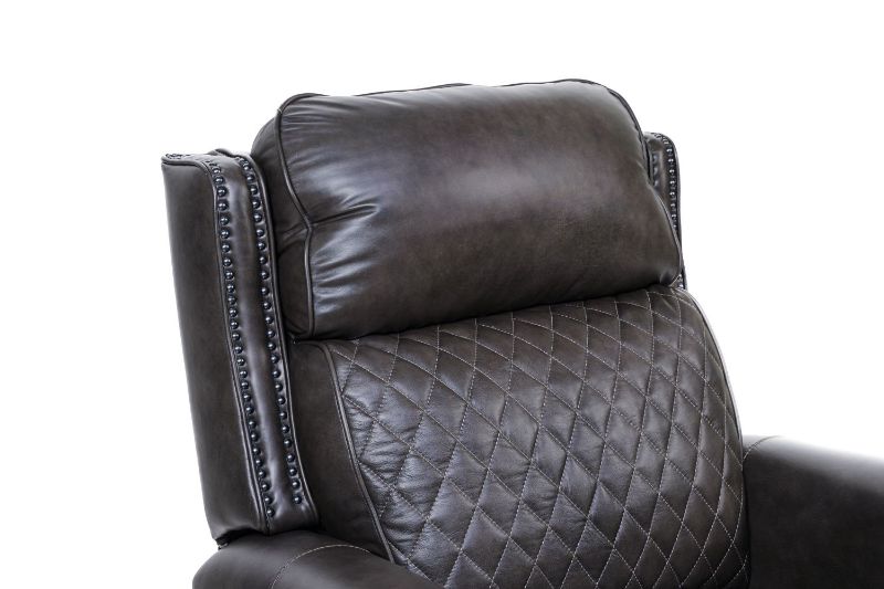 Picture of LUX COAL LEATHER POWER RECLINER