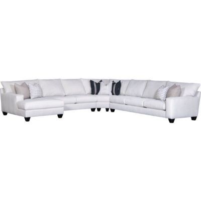 Picture of ETIQUETTE LINEN UPHOLSTERED LAF CHAISE SECTIONAL