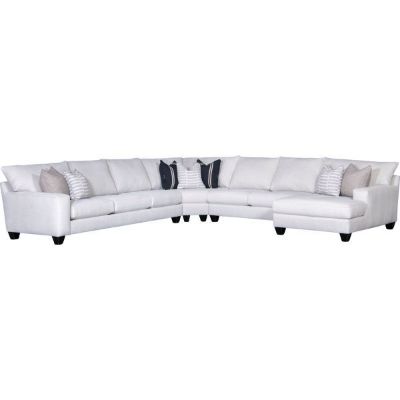 Picture of ETIQUETTE LINEN UPHOLSTERED RAF CHAISE SECTIONAL