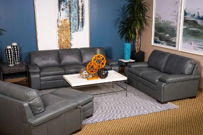 Picture of LUXE SKY ALL LEATHER LIVING ROOM SET