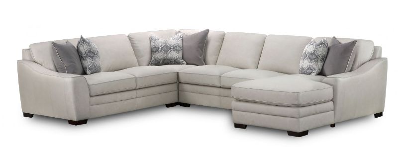 Picture of MAESTRO MOONBEAM LEATHER RAF SECTIONAL