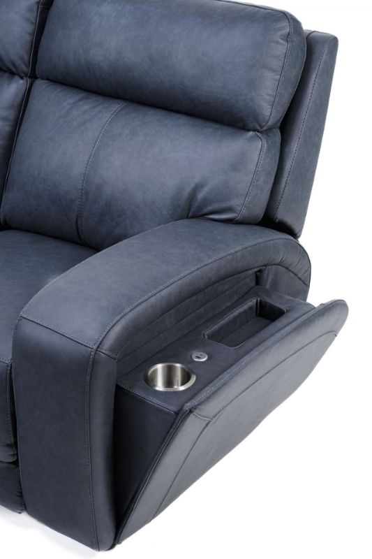 Picture of MAESTRO MIDNIGHT ALL LEATHER POWER RECLINING SOFA