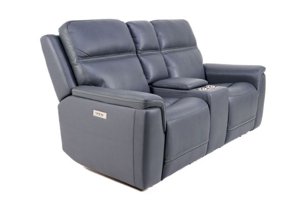 Picture of SAWYER LEATHER POWER RECLINING LOVESEAT