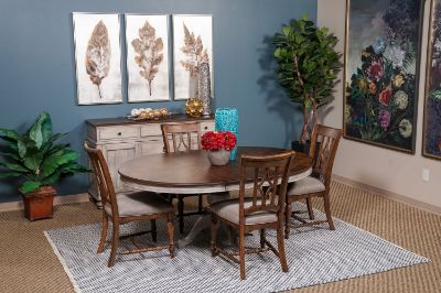 Picture of PLYMOUTH ROUND DINING ROOM SET