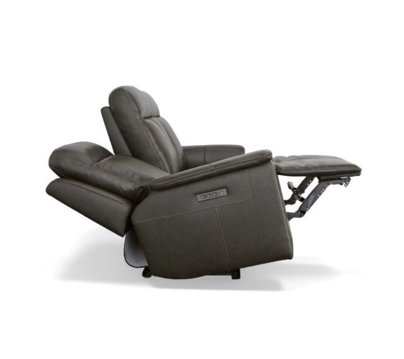 Picture of ODELL GREY LEATHER POWER RECLINING SET