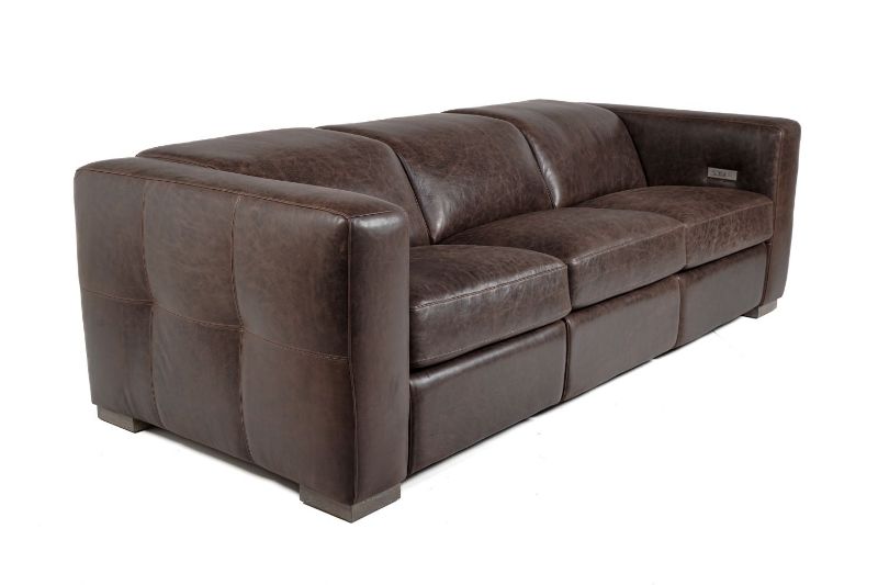 Picture of ARREZIO ALL LEATHER POWER RECLINING SOFA